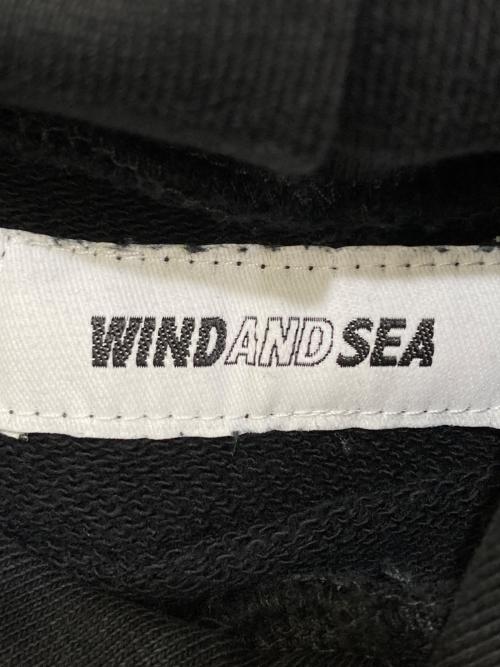 WIND AND SEA（ウィンダンシー）WIND AND SEA (ウィンダンシー) プルオーバーパーカー ブラック サイズ:XXLの古着・服飾アイテム