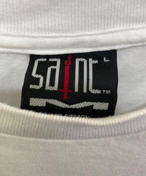 SAINT MICHAEL（セントマイケル）SAINT MICHAEL (セントマイケル) The Kid Laroi L/S TEE ホワイト サイズ:Lの古着・服飾アイテム