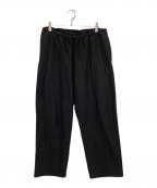 blurhms ROOTSTOCKブラームスルーツストック）の古着「Soft&Hard Sweat Pants」｜ブラック