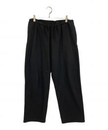 blurhms ROOTSTOCK（ブラームスルーツストック）の古着「Soft&Hard Sweat Pants」｜ブラック