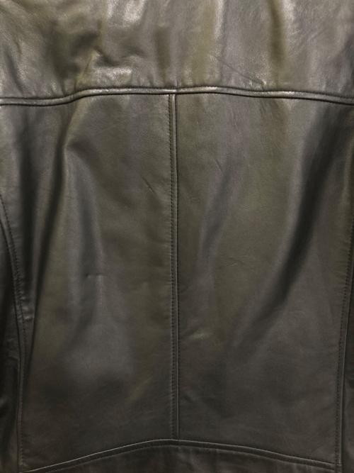 nano・universe（ナノ・ユニバース）nano・universe (ナノ・ユニバース) シングルライダースジャケット ブラック サイズ:Mの古着・服飾アイテム