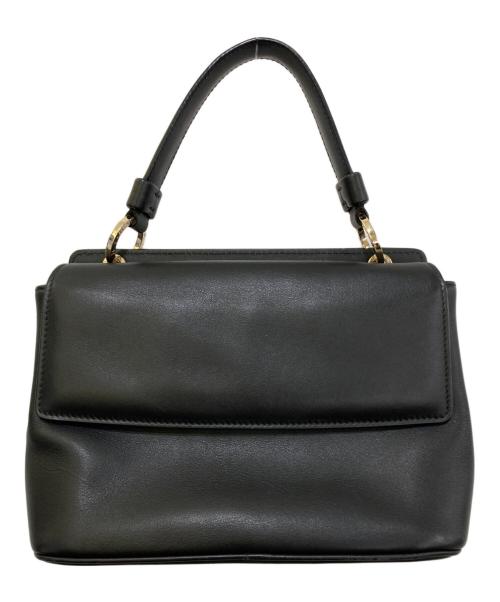 BVLGARI（ブルガリ）BVLGARI (ブルガリ) デュエットハンドバッグ ブラックの古着・服飾アイテム