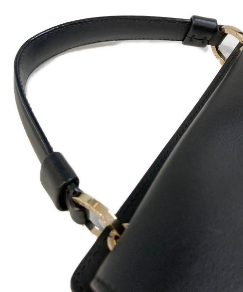 BVLGARI（ブルガリ）BVLGARI (ブルガリ) デュエットハンドバッグ ブラックの古着・服飾アイテム