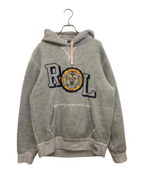 POLO RALPH LAUREN（ポロ・ラルフローレン）POLO RALPH LAUREN (ポロ・ラルフローレン) タイガーワッペンパーカー グレー サイズ:Mの古着・服飾アイテム