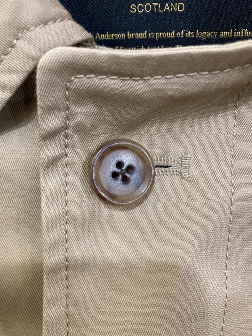 Kinloch Anderson（キンロックアンダーソン）Kinloch Anderson (キンロックアンダーソン) ステンカラーコート ベージュ サイズ:実寸参照の古着・服飾アイテム