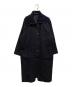 Spick and Span（スピック＆スパン）の古着「コットンダブルクロスリブカラーコート」｜ブラック