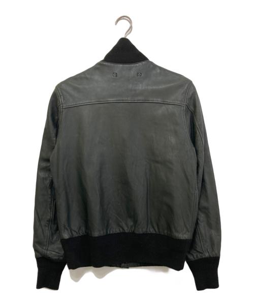 OMNIGOD（オムニゴッド）OMNIGOD (オムニゴッド) レザーブルゾン ブラック サイズ:Mの古着・服飾アイテム