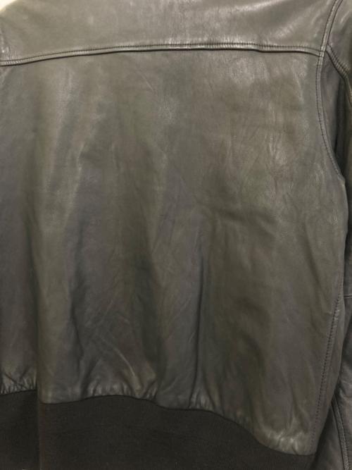 OMNIGOD（オムニゴッド）OMNIGOD (オムニゴッド) レザーブルゾン ブラック サイズ:Mの古着・服飾アイテム