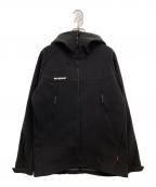 MAMMUTマムート）の古着「Winterfield SO Hooded Jacket AF」｜ブラック