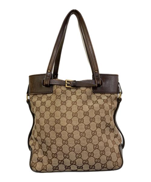 GUCCI（グッチ）GUCCI (グッチ) GGキャンバストートバッグ　107757の古着・服飾アイテム