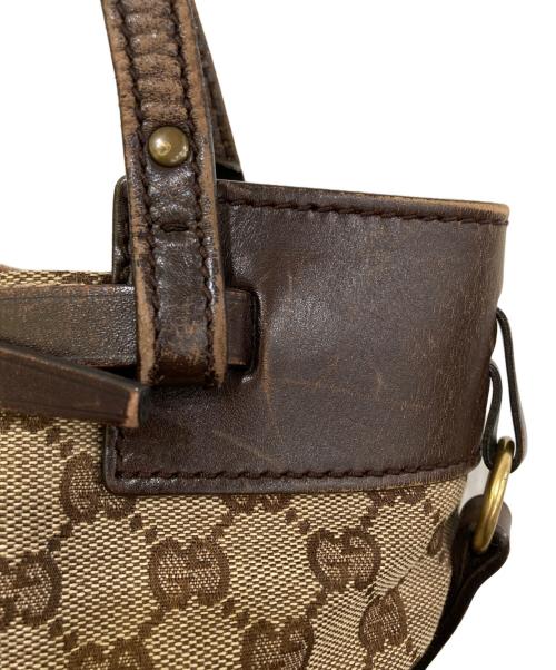 GUCCI（グッチ）GUCCI (グッチ) GGキャンバストートバッグ　107757の古着・服飾アイテム