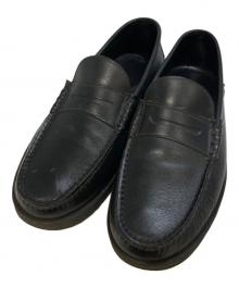 PARABOOT（パラブーツ）の古着「コインローファー」｜ブラック