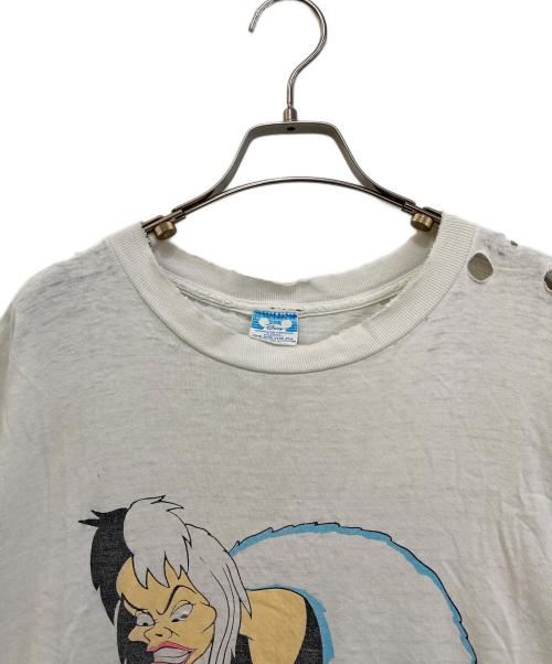 DISNEY（ディズニー）DISNEY (ディズニー) 90`sプリントTシャツ ホワイト サイズ:ONE SIZEの古着・服飾アイテム