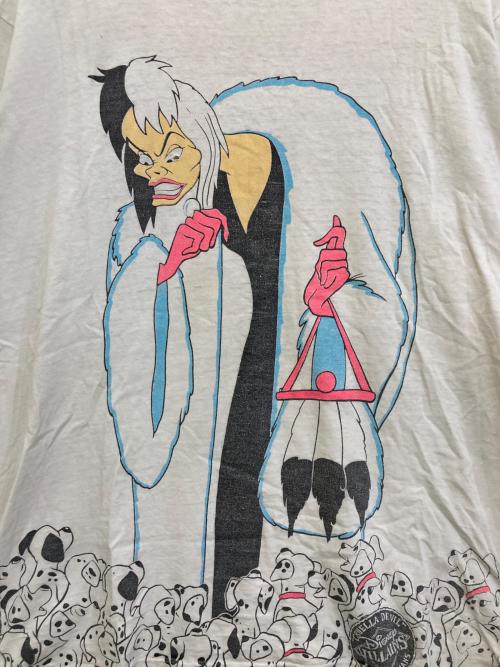 DISNEY（ディズニー）DISNEY (ディズニー) 90`sプリントTシャツ ホワイト サイズ:ONE SIZEの古着・服飾アイテム