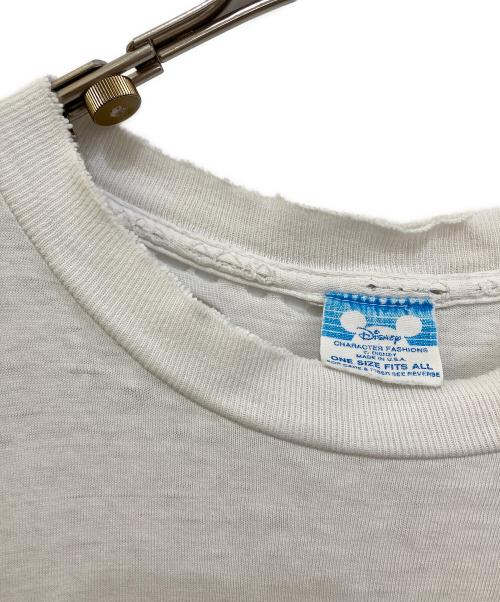 DISNEY（ディズニー）DISNEY (ディズニー) 90`sプリントTシャツ ホワイト サイズ:ONE SIZEの古着・服飾アイテム
