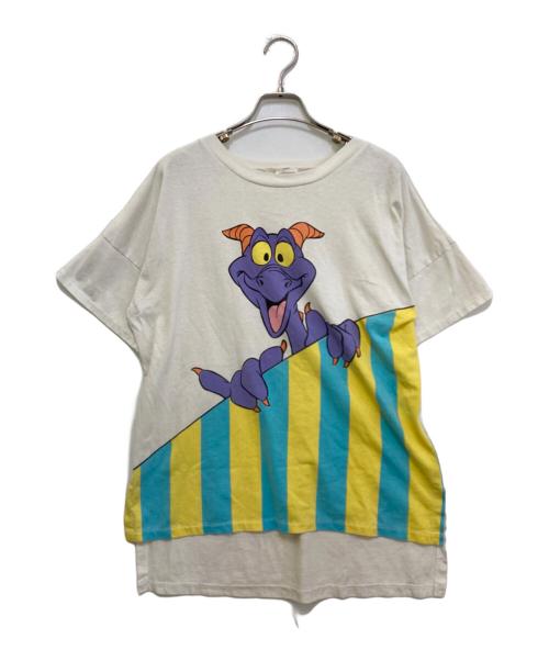 DISNEY（ディズニー）DISNEY (ディズニー) 90`sプリントTシャツ ホワイト サイズ:Mの古着・服飾アイテム