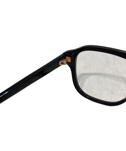 BOTTEGA VENETA（ボッテガベネタ）BOTTEGA VENETA (ボッテガベネタ) ダブルブリッジサングラス ブラックの古着・服飾アイテム