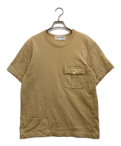 COMME des GARCONS（コムデギャルソン）COMME des GARCONS (コムデギャルソン) ショートスリーブスウェットシャツ　S11029 ベージュ サイズ:Mの古着・服飾アイテム
