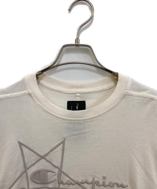 RICK OWENS（リックオウエンス）RICK OWENS (リックオウエンス) Champion (チャンピオン) TOMMY T　CM02C9229-CHJEG アイボリー サイズ:Sの古着・服飾アイテム