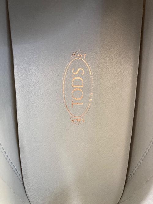 TOD'S（トッズ）TOD'S (トッズ) ジュートスリッポン ブルー サイズ:10　1/2の古着・服飾アイテム