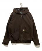CarHarttカーハート）の古着「Loose Fit Duck Insulated Active Jacket」｜ブラウン