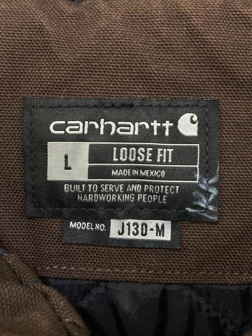 CarHartt（カーハート）CarHartt (カーハート) Loose Fit Duck Insulated Active Jacket ブラウン サイズ:Lの古着・服飾アイテム