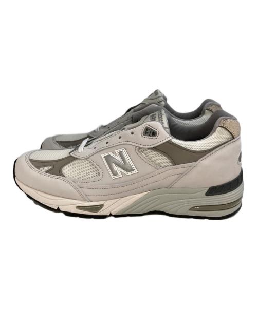NEW BALANCE（ニューバランス）NEW BALANCE (ニューバランス) ローカットスニーカー グレー×ホワイト サイズ:27.5の古着・服飾アイテム