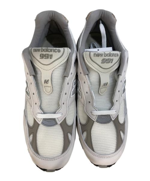 NEW BALANCE（ニューバランス）NEW BALANCE (ニューバランス) ローカットスニーカー グレー×ホワイト サイズ:27.5の古着・服飾アイテム