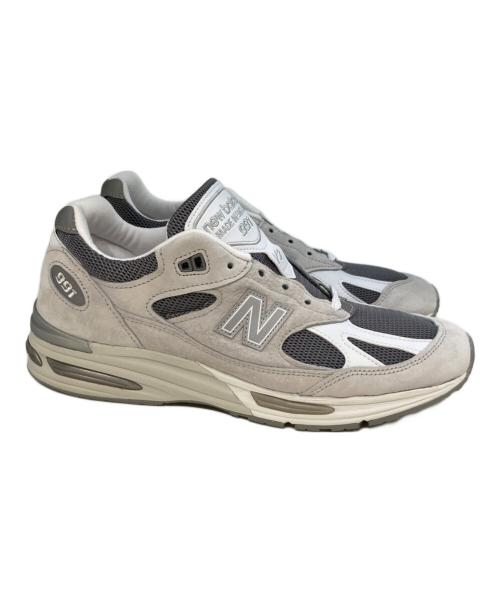 NEW BALANCE（ニューバランス）NEW BALANCE (ニューバランス) ローカットスニーカー グレー×ホワイト サイズ:43の古着・服飾アイテム