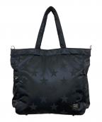 PORTERポーター）の古着「FLAG 2WAY TOTE BAG」｜ブラック