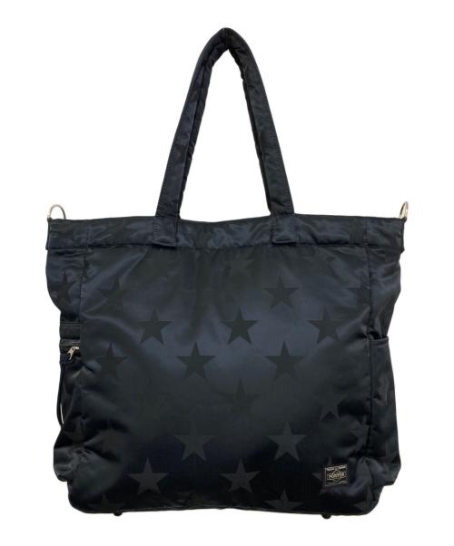 PORTER（ポーター）PORTER (ポーター) FLAG 2WAY TOTE BAG ブラックの古着・服飾アイテム