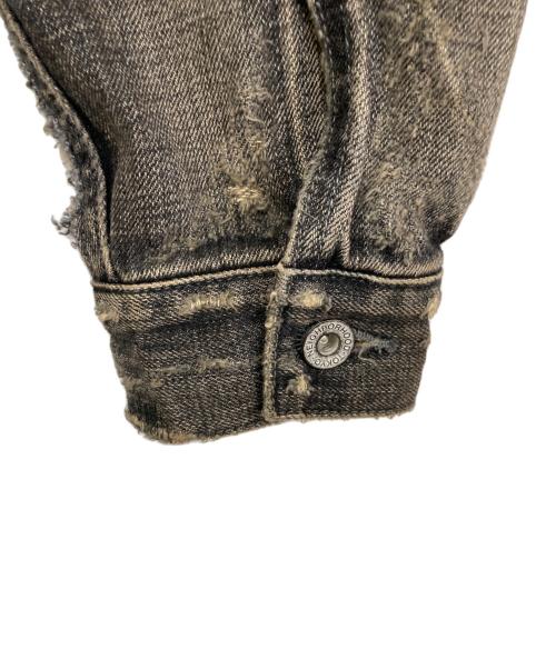 NEIGHBORHOOD（ネイバーフッド）NEIGHBORHOOD (ネイバーフッド) SAVAGE BT DENIM TYPE-1 JACKET グレー サイズ:Mの古着・服飾アイテム