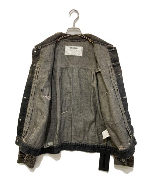 NEIGHBORHOOD（ネイバーフッド）NEIGHBORHOOD (ネイバーフッド) SAVAGE BT DENIM TYPE-1 JACKET グレー サイズ:Mの古着・服飾アイテム