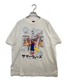 SAINT MICHAEL（セントマイケル）の古着「「SUMMER WARS」 サマーウォーズプリントTシャツ　SM-YS1-0000-C28」｜ホワイト