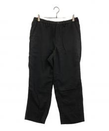 ISSEY MIYAKE（イッセイミヤケ）の古着「ウールキュプラパンツ　ME63FF021」｜ブラック