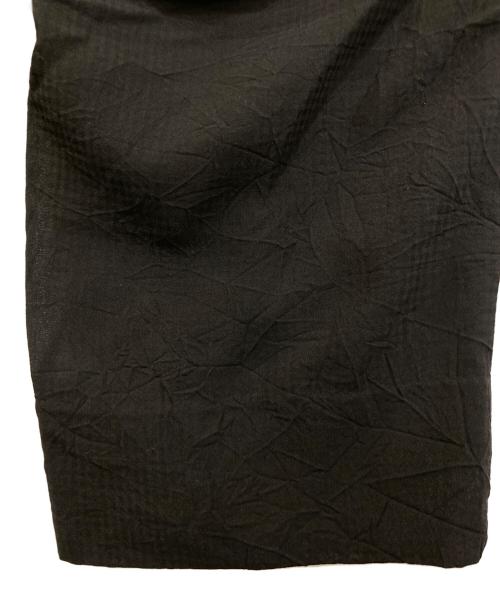 ISSEY MIYAKE（イッセイミヤケ）ISSEY MIYAKE (イッセイミヤケ) ウールキュプラパンツ　ME63FF021 ブラック サイズ:3の古着・服飾アイテム