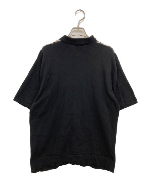FTC（エフティーシー）FTC (エフティーシー) STRIPE KNIT SHIRT　FTC024SUMSH05 ブラック サイズ:Ｓの古着・服飾アイテム