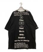 TAKAHIROMIYASHITA TheSoloIst.タカヒロミヤシタ ザソロイスト）の古着「プリントTシャツ　0110SS22」｜ブラック