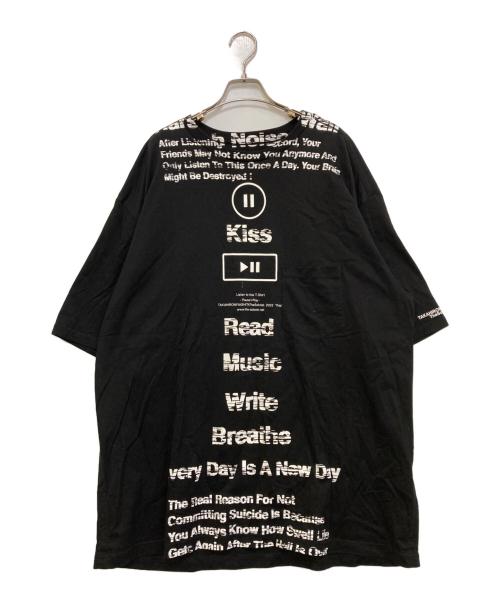 TAKAHIROMIYASHITA TheSoloIst.（タカヒロミヤシタ ザソロイスト）TAKAHIROMIYASHITA TheSoloIst. (タカヒロミヤシタ ザソロイスト) プリントTシャツ　0110SS22 ブラック サイズ:48の古着・服飾アイテム