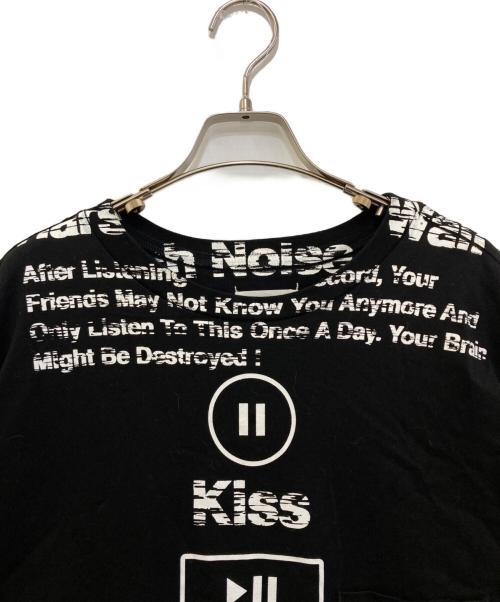 TAKAHIROMIYASHITA TheSoloIst.（タカヒロミヤシタ ザソロイスト）TAKAHIROMIYASHITA TheSoloIst. (タカヒロミヤシタ ザソロイスト) プリントTシャツ　0110SS22 ブラック サイズ:48の古着・服飾アイテム