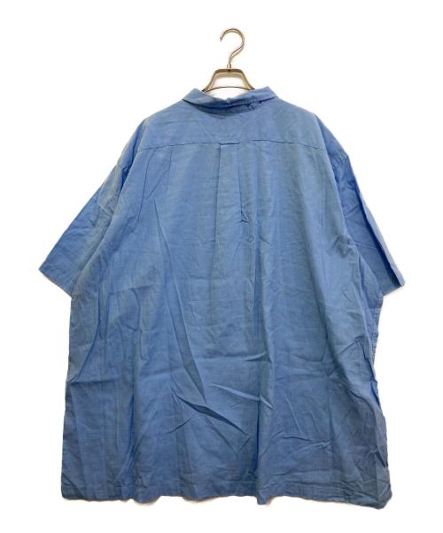 POLO RALPH LAUREN（ポロ・ラルフローレン）POLO RALPH LAUREN (ポロ・ラルフローレン) CURHAM CLASSIC FIT オープンカラーシャツ ブルー サイズ:３XBの古着・服飾アイテム