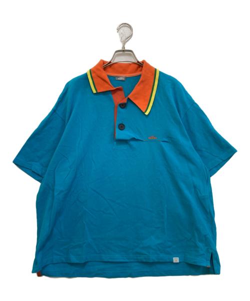 kolor/BEACON（カラービーコン）kolor/BEACON (カラービーコン) ポロシャツ　23SBM-T09236 ブルー サイズ:2の古着・服飾アイテム