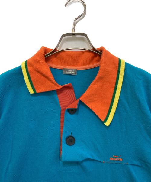 kolor/BEACON（カラービーコン）kolor/BEACON (カラービーコン) ポロシャツ　23SBM-T09236 ブルー サイズ:2の古着・服飾アイテム