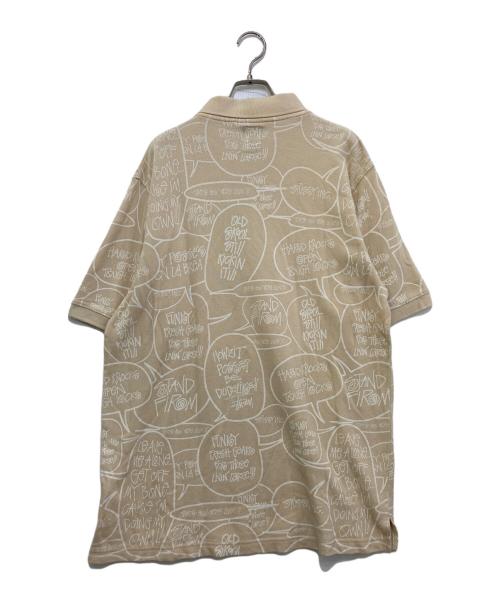stussy（ステューシー）stussy (ステューシー) 00`sポロシャツ ベージュ サイズ:XLARGEの古着・服飾アイテム