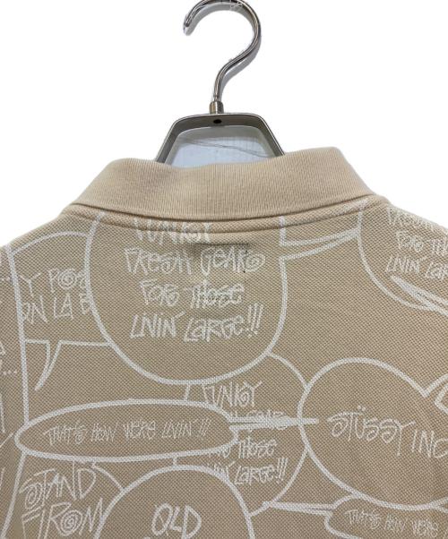 stussy（ステューシー）stussy (ステューシー) 00`sポロシャツ ベージュ サイズ:XLARGEの古着・服飾アイテム