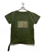 JIL SANDERジルサンダー）の古着「INSPECTED 20-06-2015 Tシャツ」｜グリーン