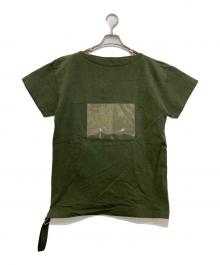 JIL SANDER（ジルサンダー）の古着「INSPECTED 20-06-2015 Tシャツ」｜グリーン