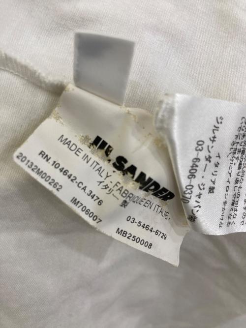 JIL SANDER（ジルサンダー）JIL SANDER (ジルサンダー) プリントTシャツ　706007 MB250008 ホワイト サイズ:Lの古着・服飾アイテム