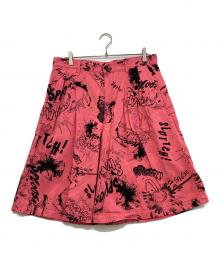 COMME des GARCONS SHIRT（コムデギャルソンシャツ）の古着「wide shorts　FI-P019」｜ピンク