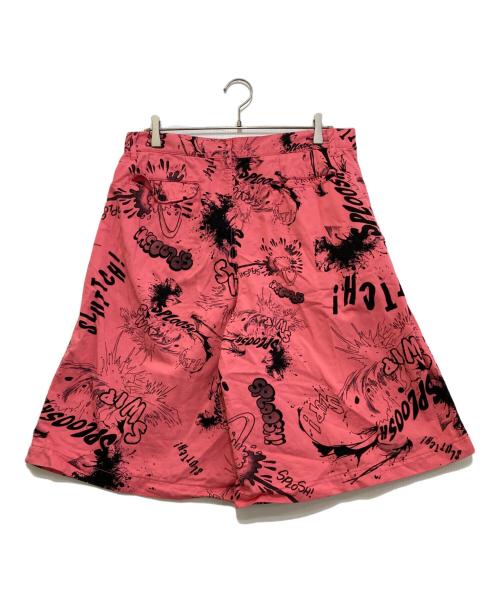 COMME des GARCONS SHIRT（コムデギャルソンシャツ）COMME des GARCONS SHIRT (コムデギャルソンシャツ) wide shorts　FI-P019 ピンク サイズ:XLの古着・服飾アイテム